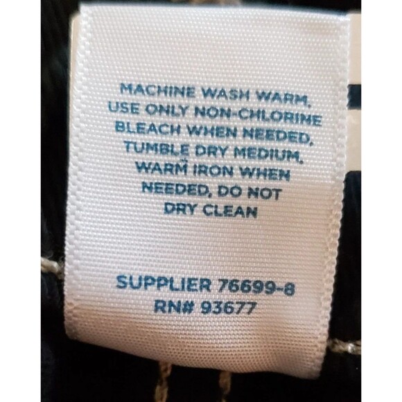 Arizona Jean Co Black Skater Jeans NWT Size 10 Y2K Relaxed Wide Leg Streetwear - Picture 9 of 16